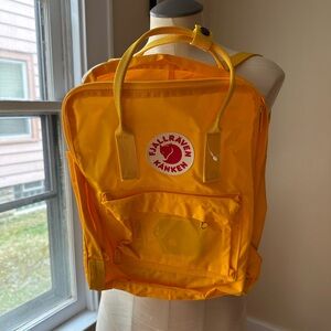 Fjallraven Kanken Backpack Yellow NWOT